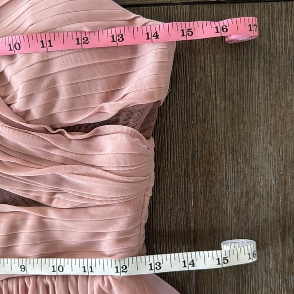 Birdy Grey Elsye Dress Mesh Dusty Rose - Picture 11 of 12